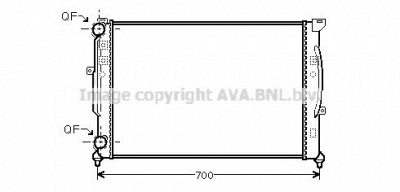 AVA QUALITY COOLING ai2189 -  Радиатор, охлаждение двигателя